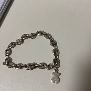 silver tous bracelet